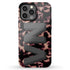 Custom 3D Initials Dark Tort iPhone Case